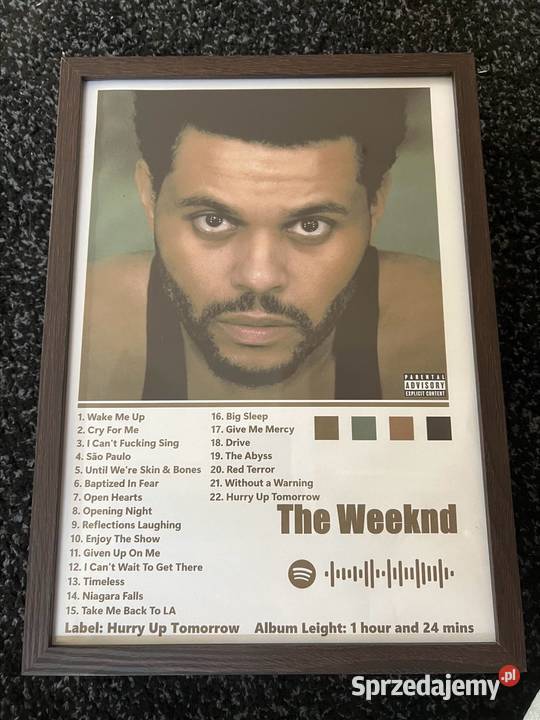 Obraz albumu The Weeknd Opis pomorskie Gdynia