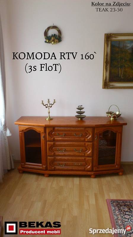 Komoda 160 3SFloT Dab Bekas MEblE Lakierowana Starachowice