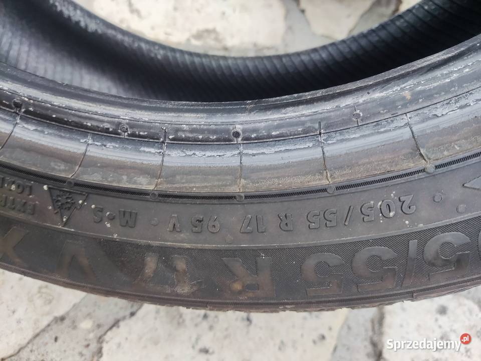 2 zimowe opony używane 486mm Semperit 205 55 R17 Kraków