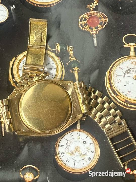 Rzadki Rolex ze złota 18k łańcuszek złoto 9k z Wagowo