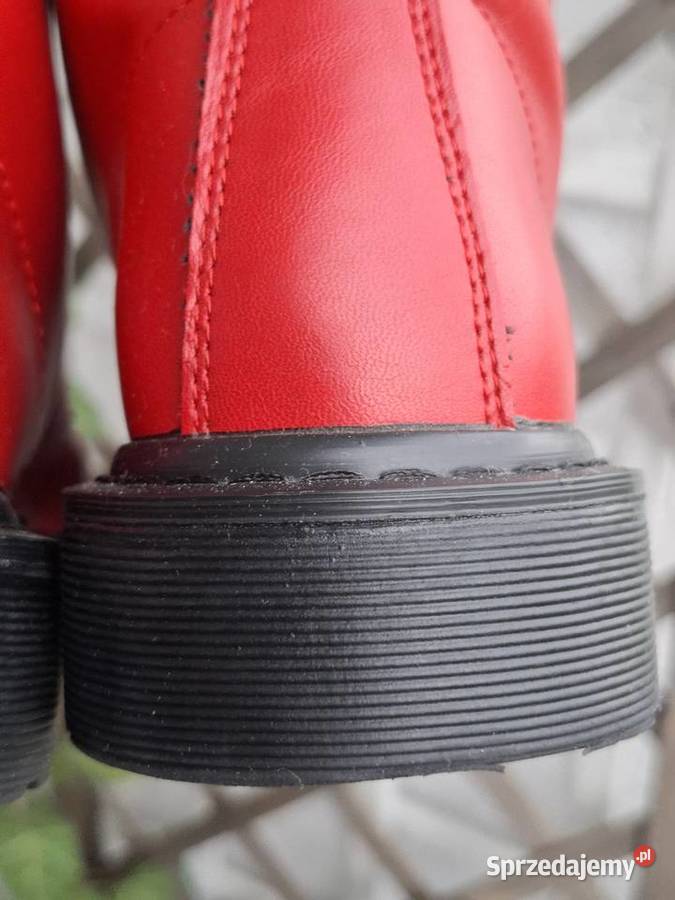 Czerwone botki 36 Primadonna wysokie buty glany małopolskie Kraków