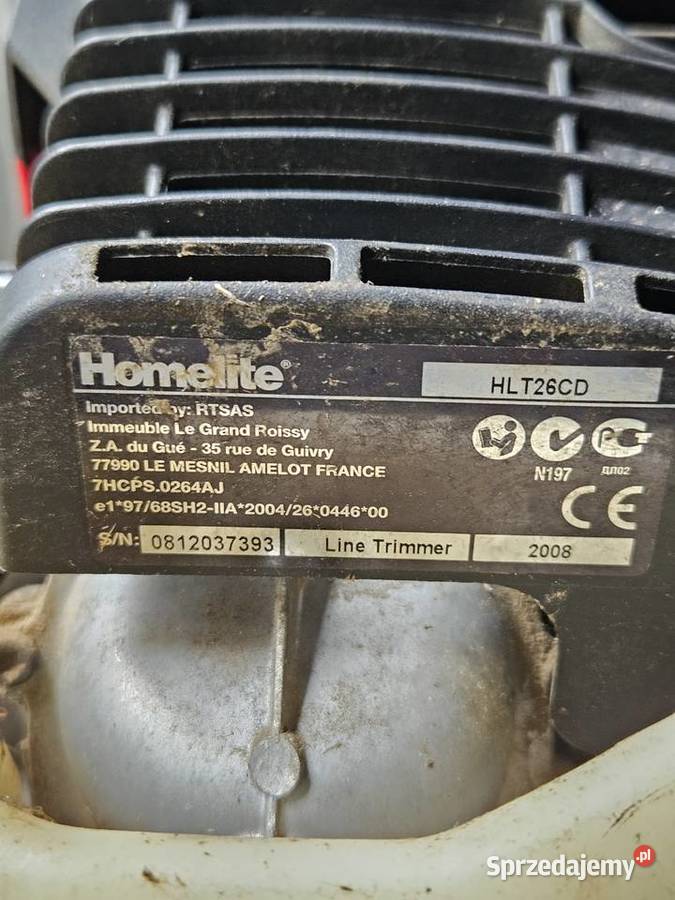 Podkaszarka spalinowa Homelite HLT26CD sprawna Lublin sprzedam