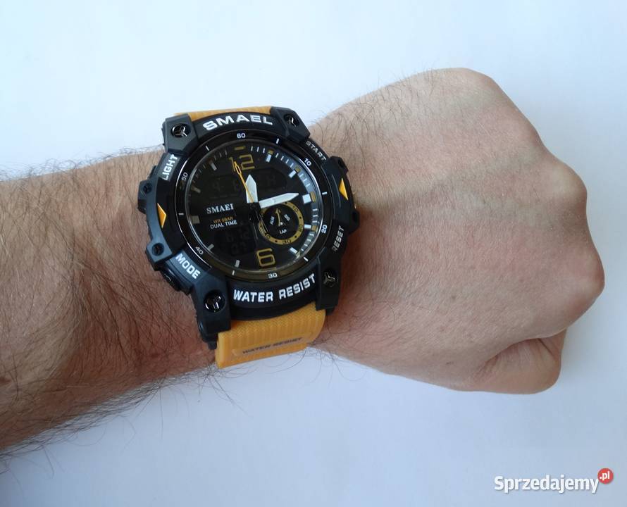 Militarny zegarek Smael sportowy pomarańczowy Gorzów Wielkopolski