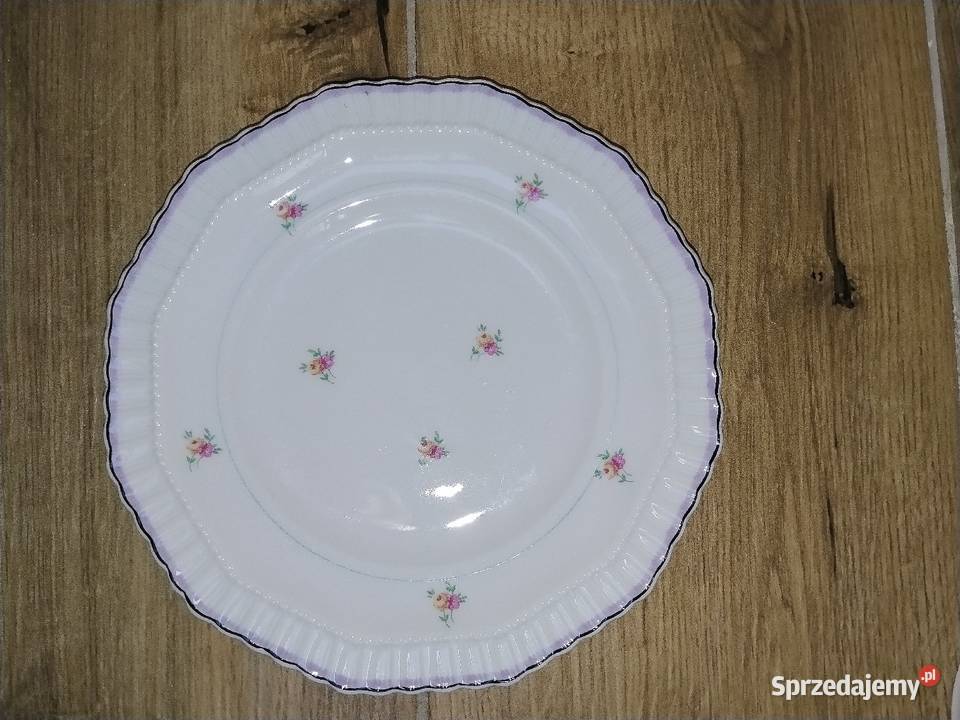 Porcelanowe trio Schlaggenwald Wyposażenie wnętrz pomorskie Nowa Karczma