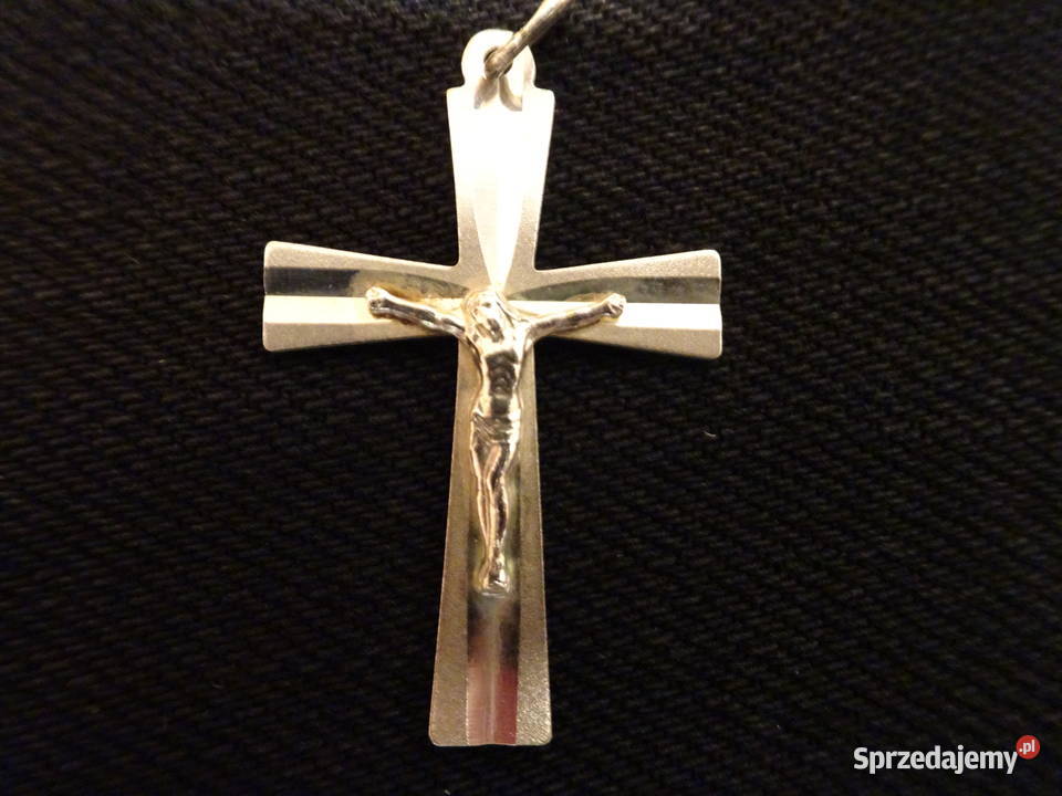 krzyżyk srebrny wisiorek Warszawa sprzedam