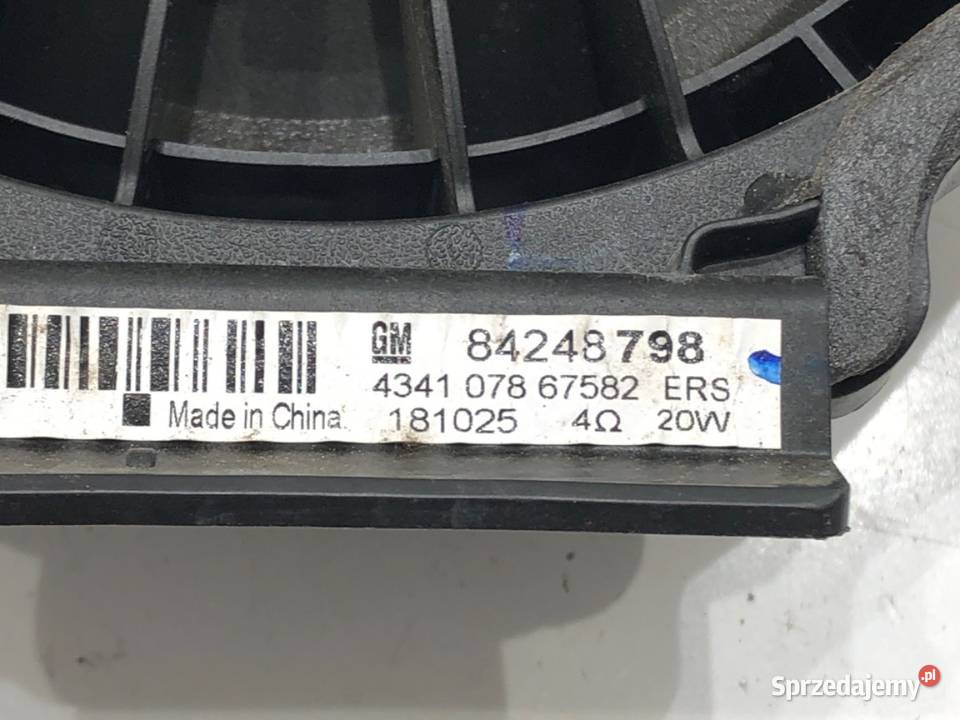 GŁOŚNIKI KOMPLET OPEL CROSSLAND 39144982 podkarpackie