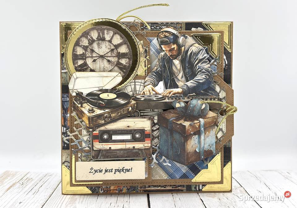 Urodziny imieniny Prezent kartka 3D Rękodzieło Poznań