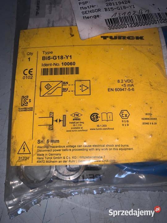 Turck Bi5G18Y1 Czujnik indukcyjny Warszawa