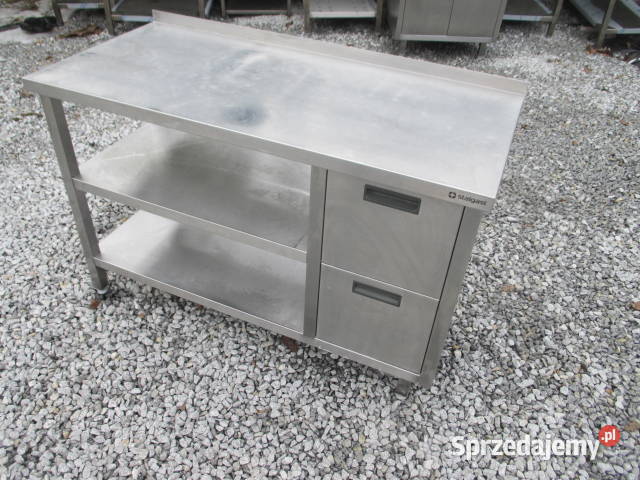 Stół Gastronomiczny Z 2 Półkami i Szufladami Gastronomia Gastronomia Ostrów Wielkopolski