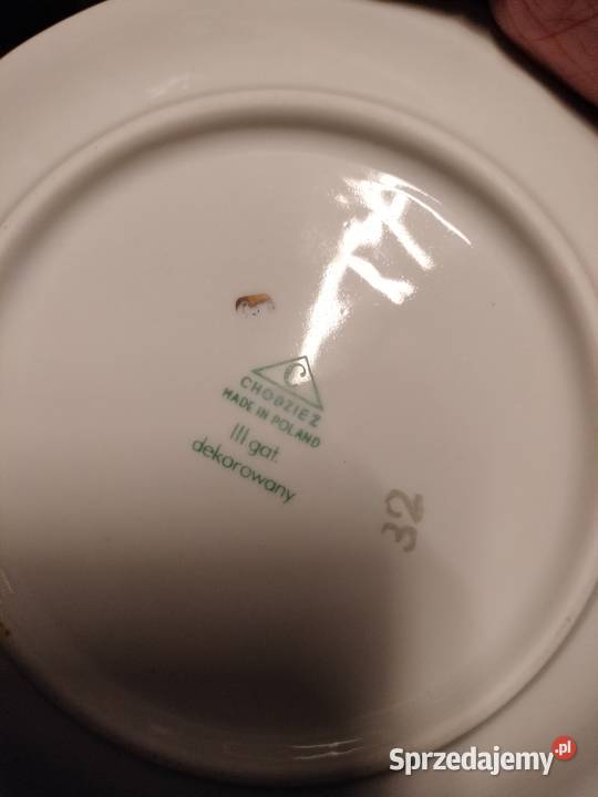 Bajkowy talerzyk Chodzież dzieci porcelana Choszczno