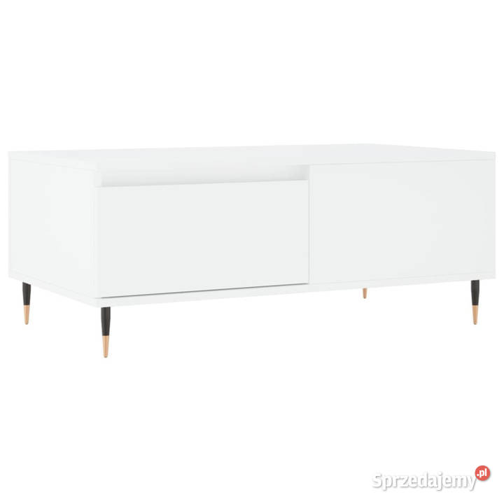 Stolik kawowy biały 90x50x365 materiał Warszawa