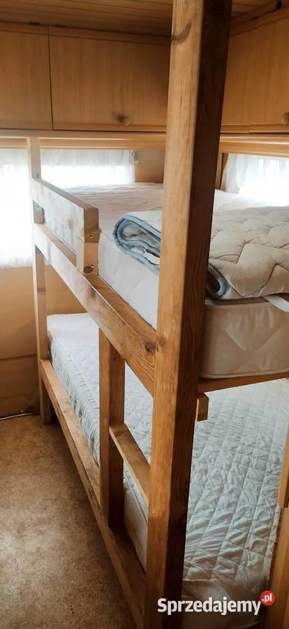 przyczepa kempingowa łóżka piętrowe campingowa Międzybrodzie Bialskie sprzedam