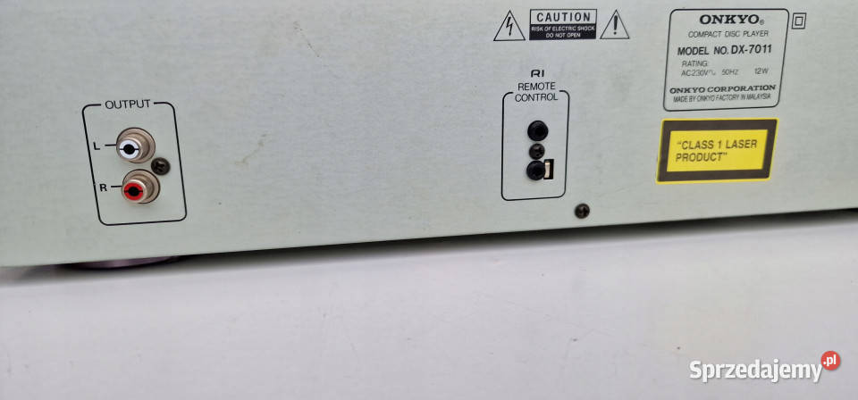 Onkyo DX7011 kompaktowy odtwarzacz CD player Odtwarzacze CD i MD Odtwarzacze CD i MD wielkopolskie Międzychód