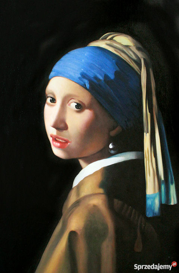 Obraz olejny Dziewczyna z perłą Jan Vermeer Warszawa