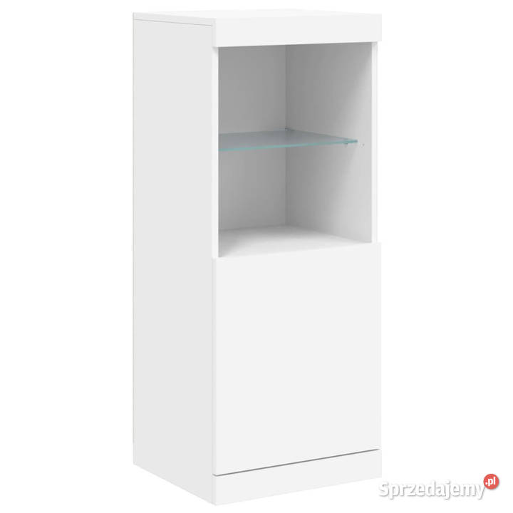 Szafka z oświetleniem LED biała 41x37x100 Warszawa
