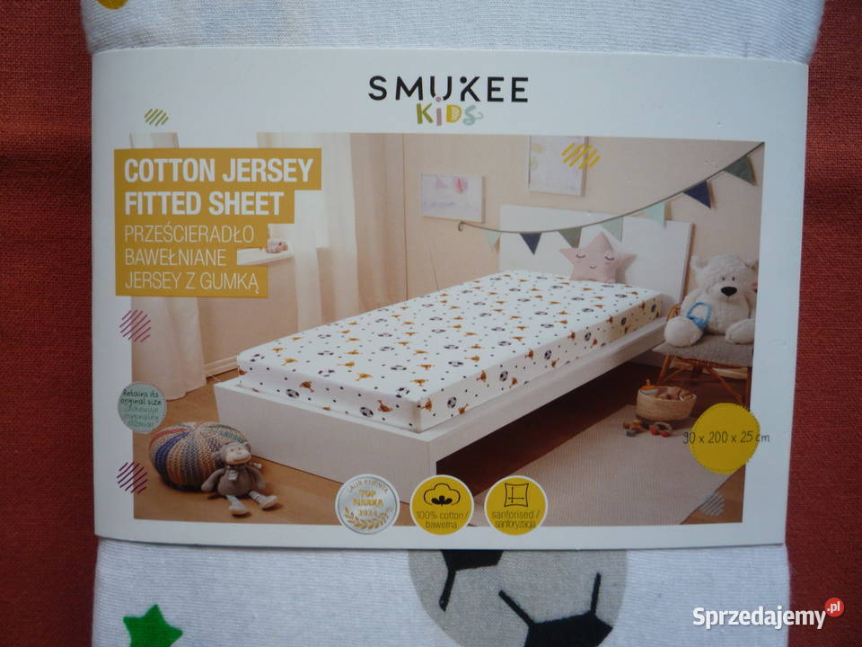 Smukee Kids Prześcieradło bawełniane jersey z