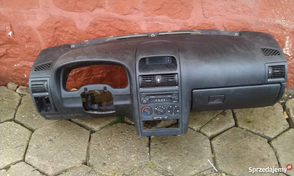 Kokpit Opel Astra II G9809 Klima airbag radio cd Rok produkcji 2000 Człuchów
