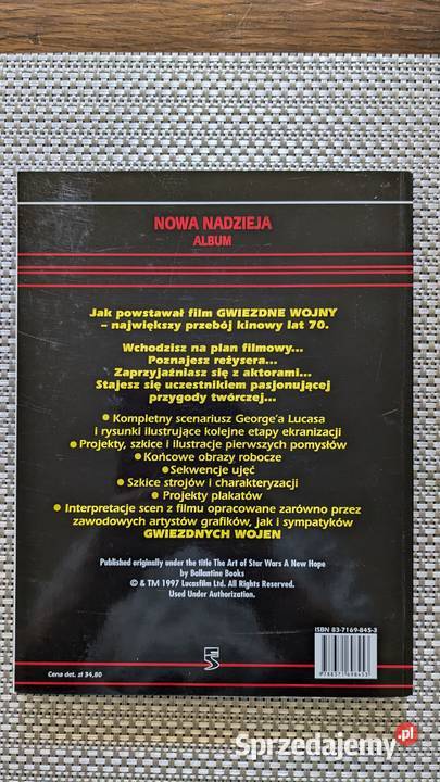 Gwiezdne wojny Nowa nadzieja Album Star Wars science fiction zachodniopomorskie Szczecin