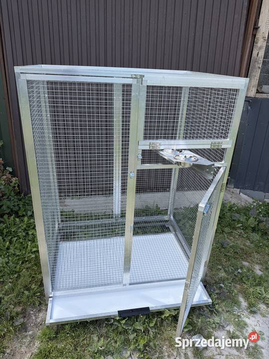 Klatkawoliera aluminiowa ptaków