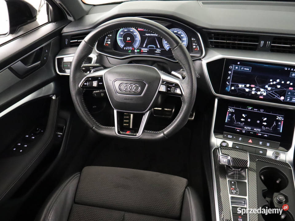 Audi A6 55 TFSI e asystent pasa ruchu dolnośląskie Bielany Wrocławskie