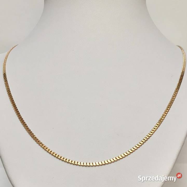 Złoty ŁAŃCUSZEK damski 14K cudowna PANCERKA 50 Warszawa sprzedam