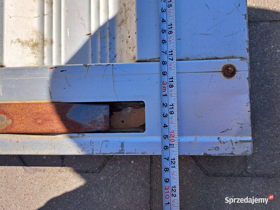 Burty aluminiowe do przyczepki towarowej