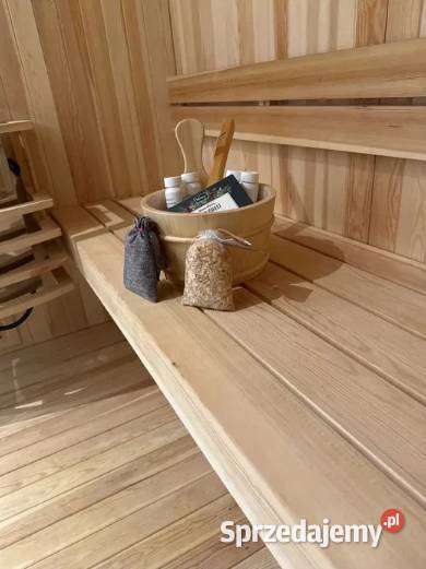 Sauna Fińska sucha przeszklona szklana piec 6kv Głogów sprzedam