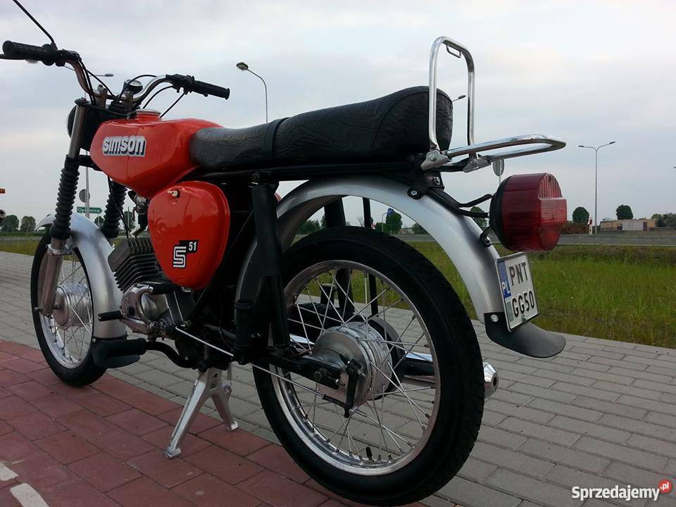 Simson s51N RENOWACJI DDR MZA ORYGINAŁ łańcuch wielkopolskie Opalenica sprzedam
