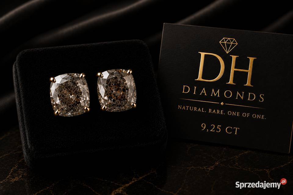 DH Diamonds Naturalna para diamentów Salt Pepper Łódź