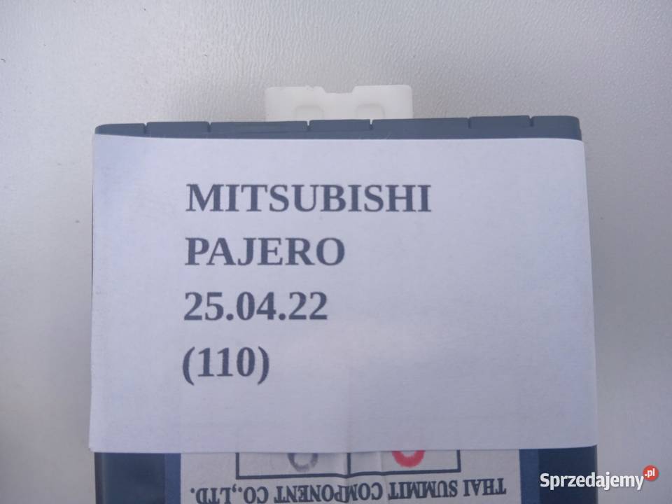 MODUŁ BLOKADY MOSTU MITSUBISHI PAJERO SPORT II wyposażenie elektryczne Nowy Tomyśl