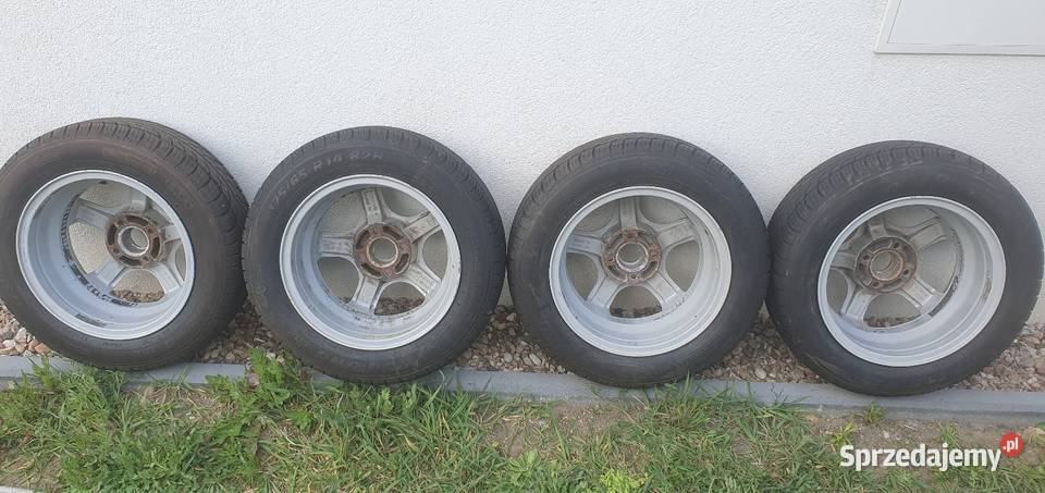 4x 14 4x100 ET 38 6JX14H2 Alufelgi opony lato Pobiedziska
