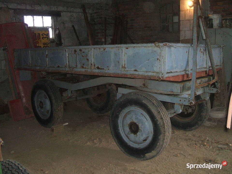 Przyczepa wywrotka 3 stronna nieuszkodzony Garbów