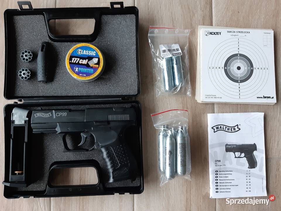 Pistolet wiatrówka Walther CP99 diabolo 45mm Cekanów