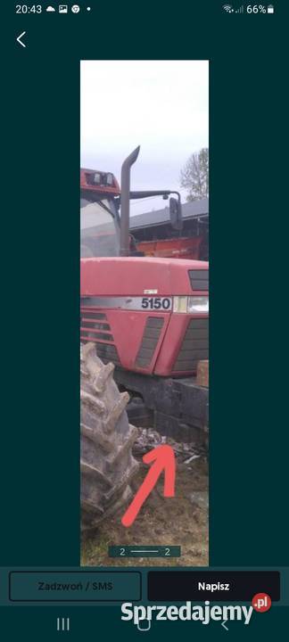 Obciaznik 5120 case 5130 maxxum 5140 przedni Ktery