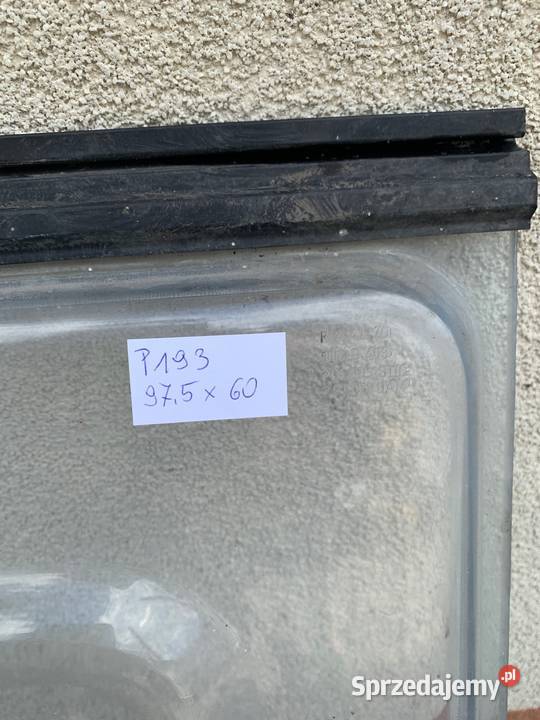 OKNO SZYBA DO PRZYCZEPY KEMPINGOWEJ 975x60 Grzebowilk