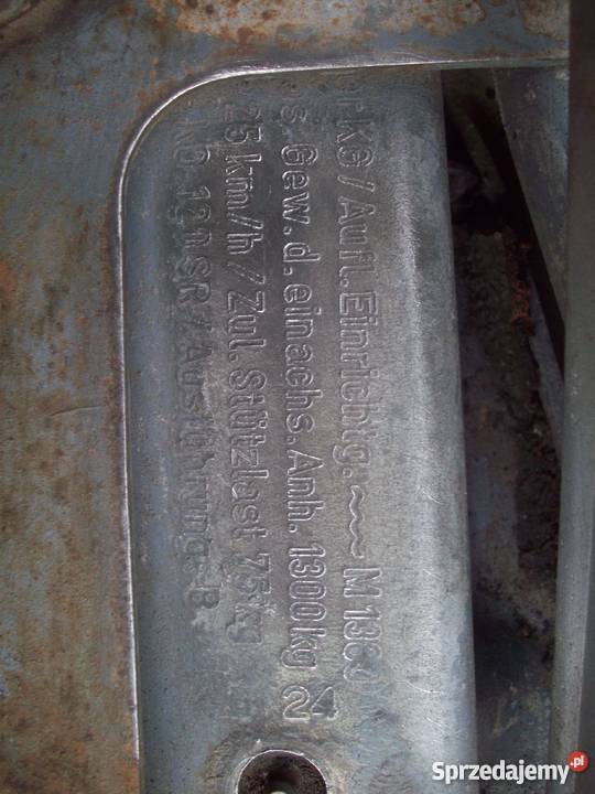 DyszelZaczep z Hamulcem Najazdowym 1300 Medynia Kańczucka