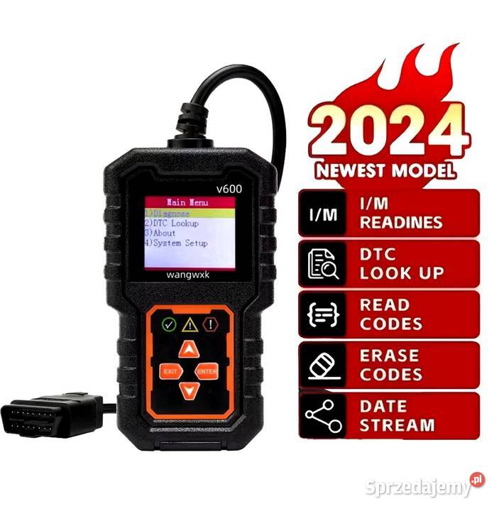 Tester diagnostyczny skaner v600 Tomaszów Mazowiecki sprzedam