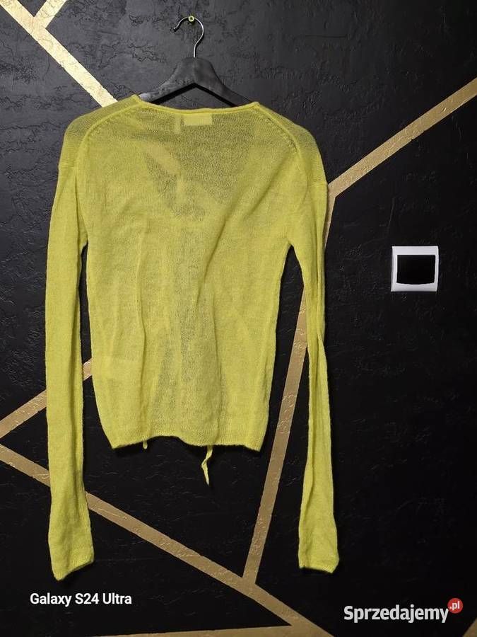 Damski złoty kardigan size S Rozmiar 36(S) Żory sprzedam