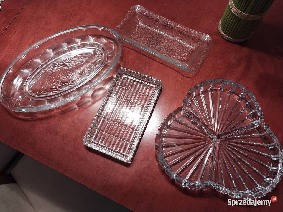 Półmiski kryształ perełki PRL Antyki, Sztuka, Kolekcje Bydgoszcz