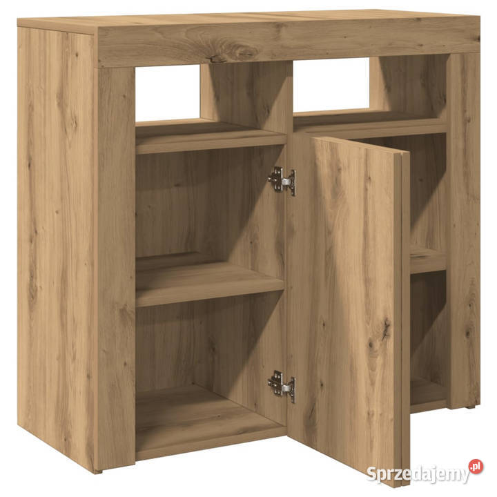 Szafka z oświetleniem LED dąb artisan 80x35x75 Warszawa