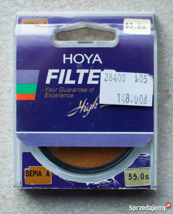 Filtr konwersyjny HOYA Sepia A 55 mm Białogard