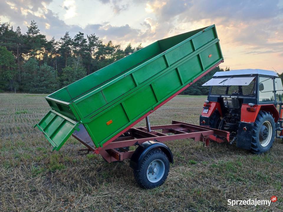 Przyczepa rolnicza jednoosiowa wywrotka sprzedam