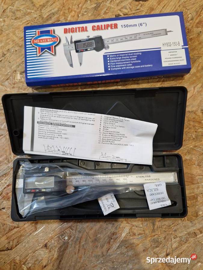 Suwmiarka elektroniczna 150 mm digital Suwmiarki Głogowa