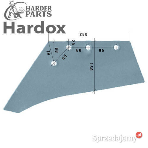 Lemiesz 300ha HARDOX 3333819L WS2L części do Suwałki