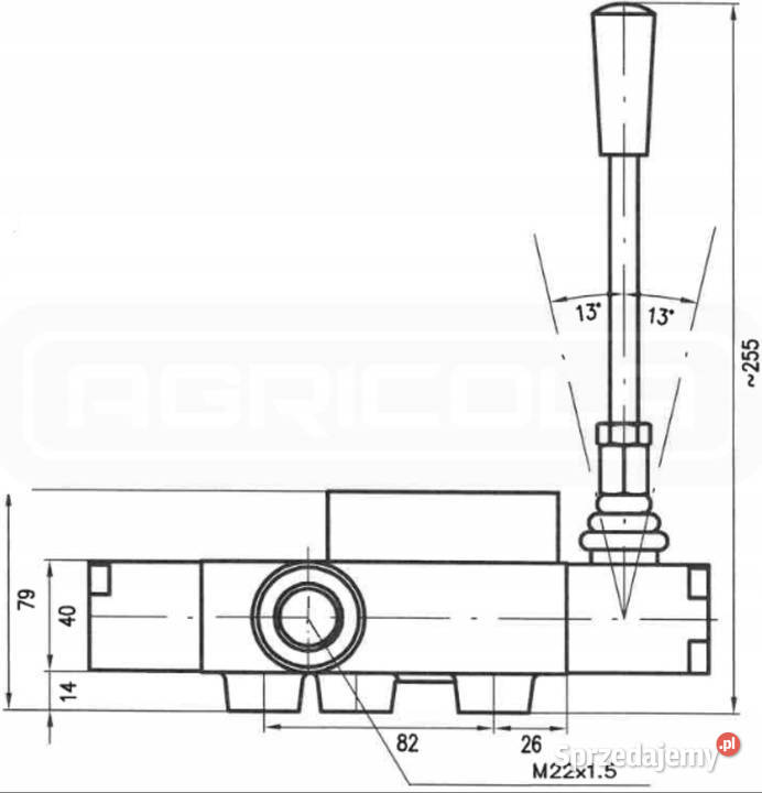 ROZDZIELACZ 2 SEKCYJNY RR2510211 HYDROTOR Mierzęcice