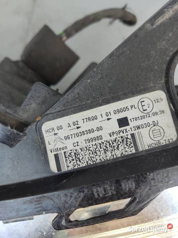 CITROEN DS3 0815r LAMPA PRZEDNIA PRZÓD LEWA Pozostałe Radom