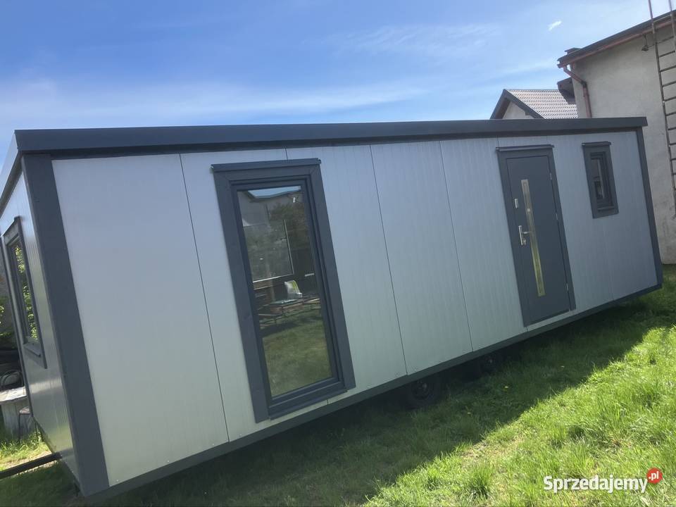 Domek dom mobilny całoroczny garaże sklepy pomorskie Bolszewo