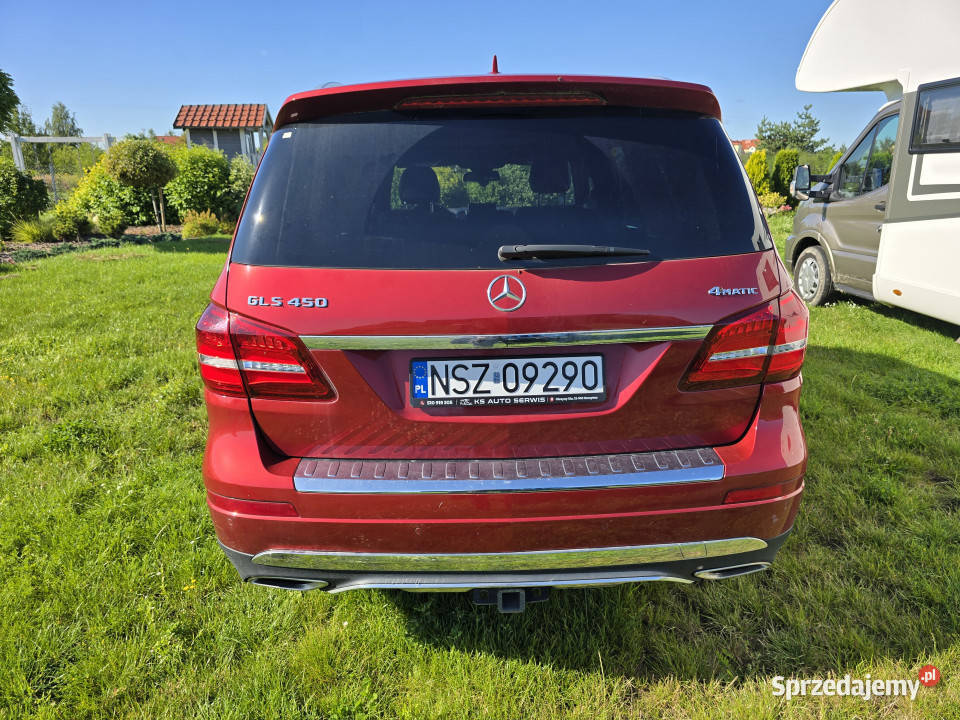 Samochód MERCEDESBENZ GLS 450 4MATIC 7os 2019 r Rok produkcji 2019 warmińsko-mazurskie Szczytno