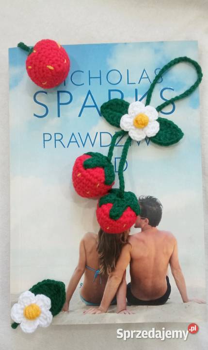 Truskawki wykonane na szydełku