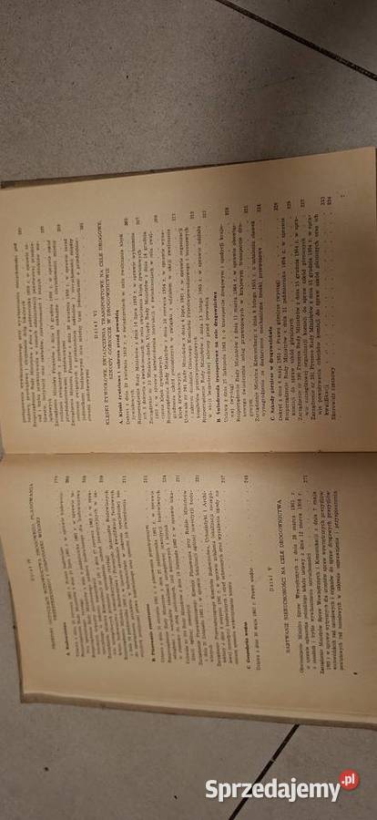 Unikat Zbiór przepisów drogownictwa PRL 1964